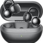 SOUNDPEATS POP Clip Open Ear Earbuds, Bluetooth 5.4 Clip-On Headphones, Lightweight Comfort, AI Call Noise Cancellation with Dual Connection, Immersive Audio Wireless Earbuds, 30H, IPX5, App